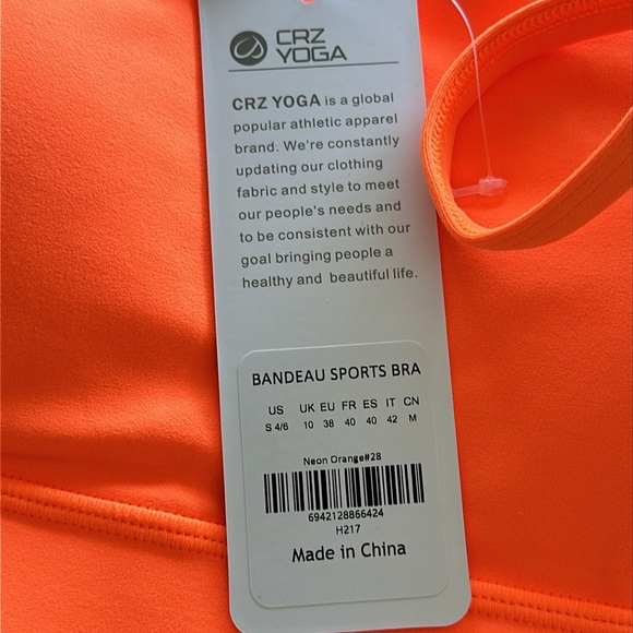 Butterluxe Adjustable Spaghetti Thin Strap Sports Bra - Picture 4 of 5